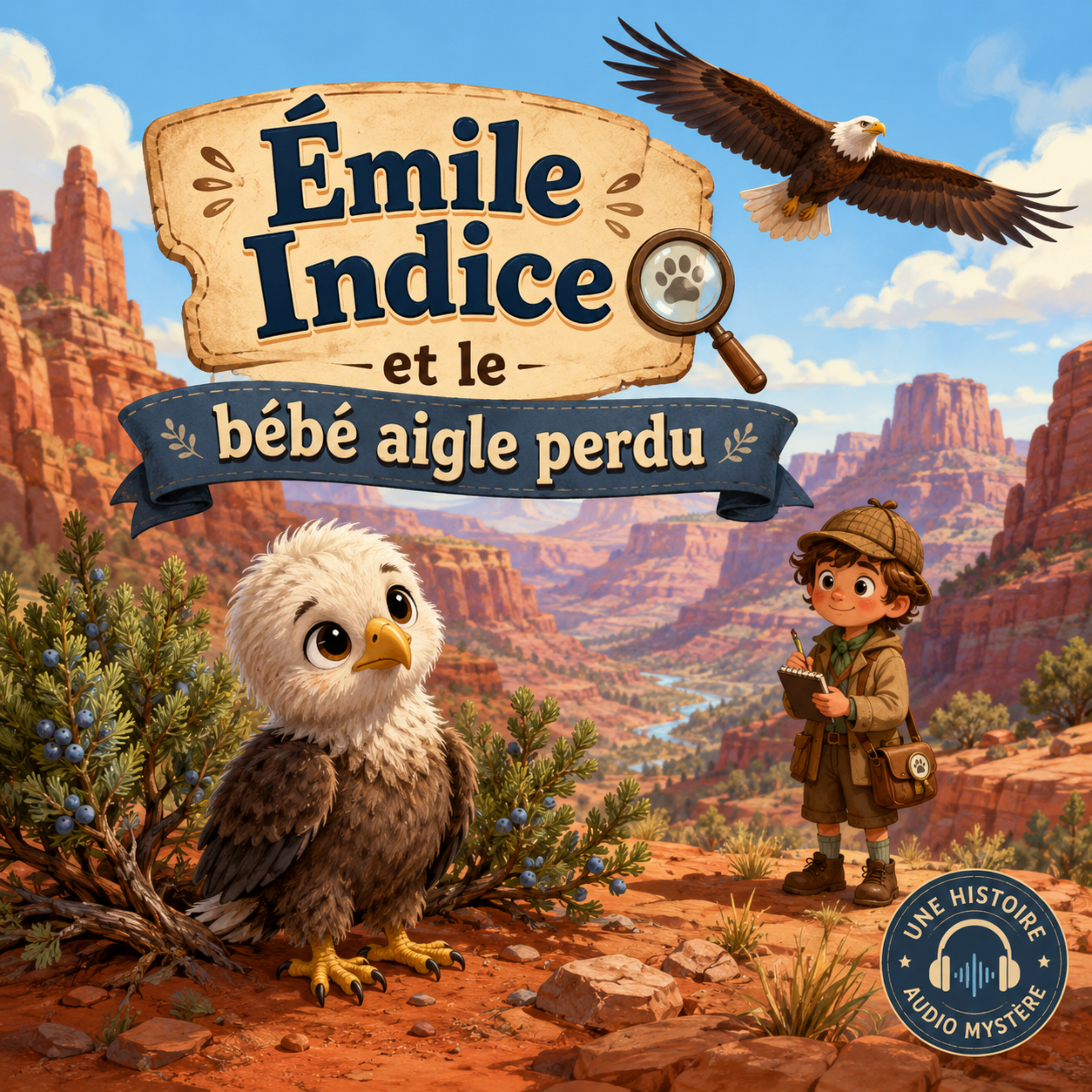 Vignette de l’épisode Émile Indice et le mystère de l’aigle perdu