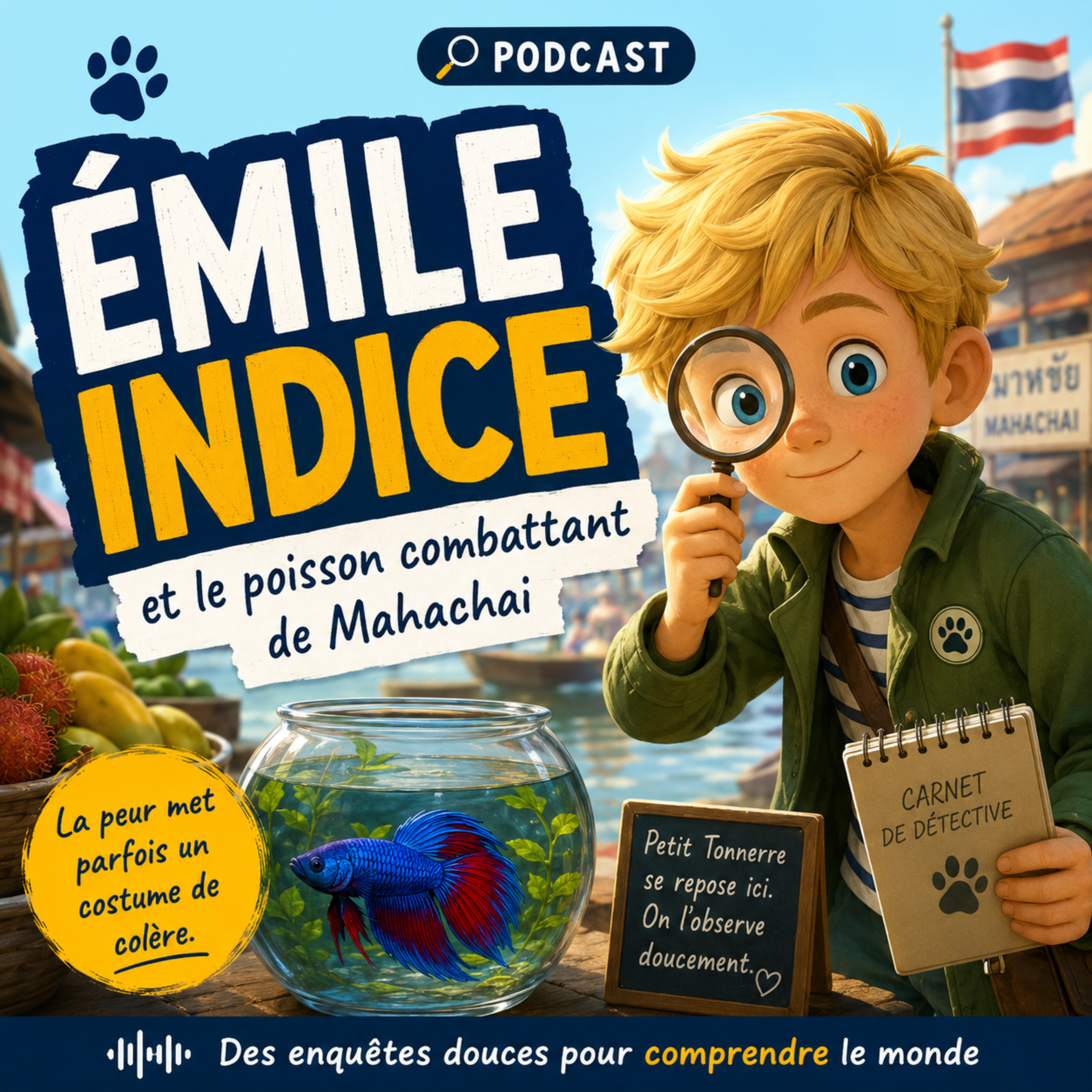 Vignette de l’épisode Émile Indice et le poisson combattant de Mahachai