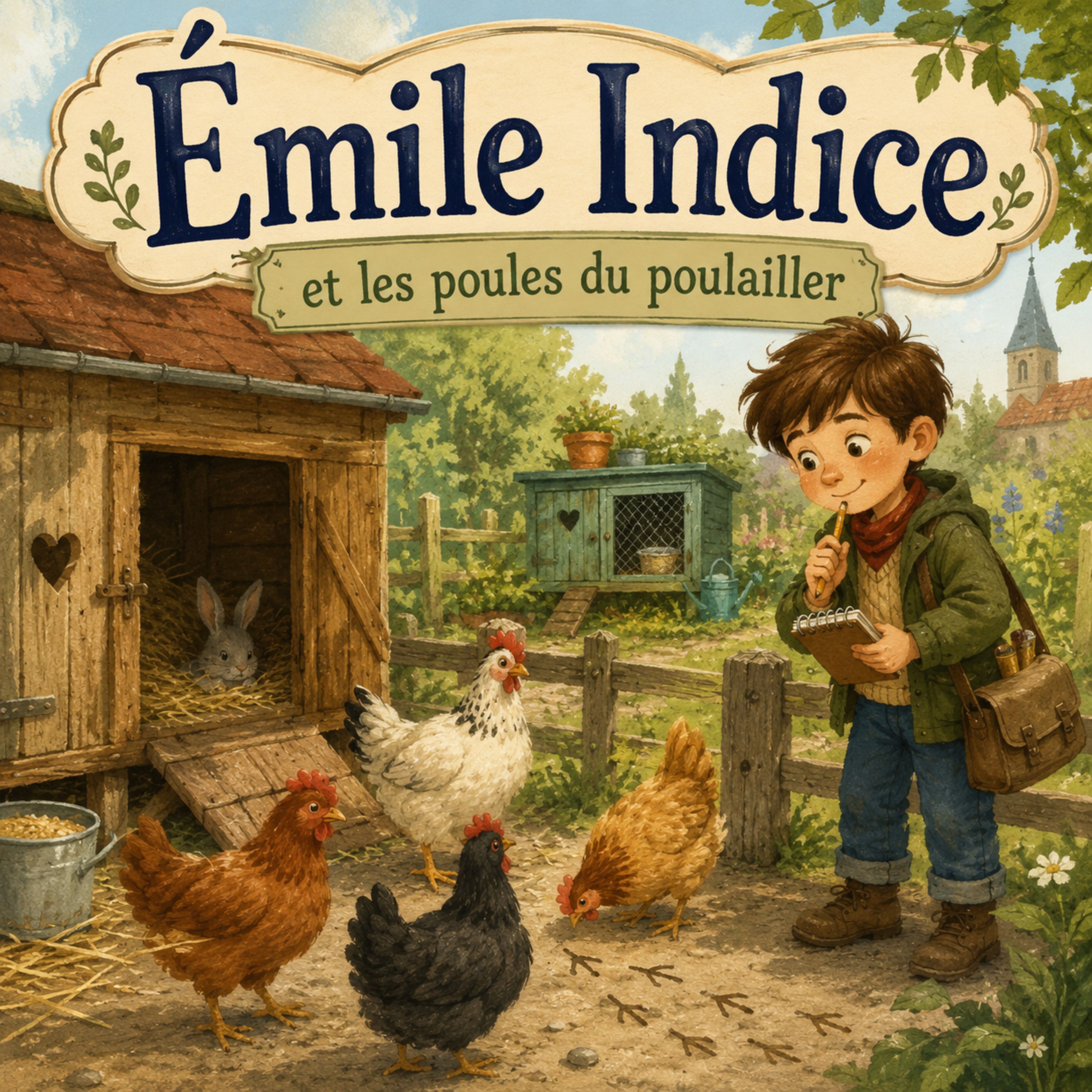 Vignette de l’épisode Énigme à la ferme : Émile Indice et les poules du poulailler